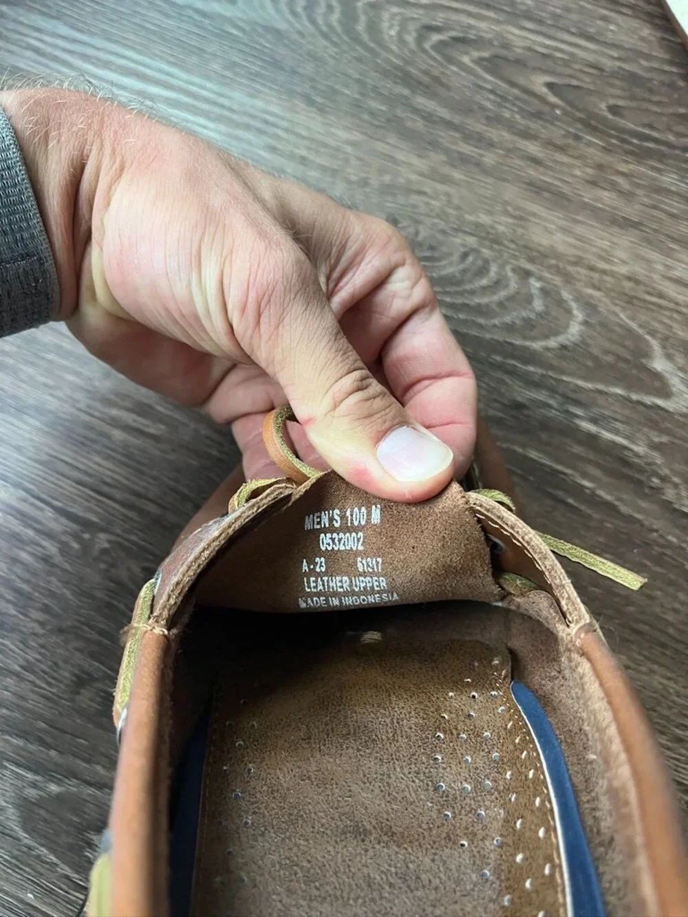 Sperry's Mens Boat Shoe Brown Colorway Size 10 Good Condition